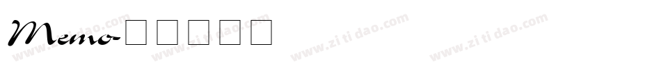 Memo字体转换