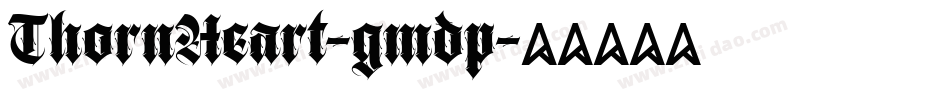 ThornHeart-gmdp字体转换