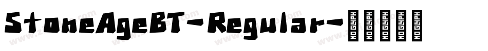 StoneAgeBT-Regular字体转换