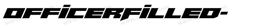 OfficerFilled字体转换