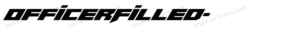 OfficerFilled字体转换