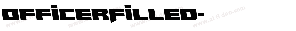 OfficerFilled字体转换