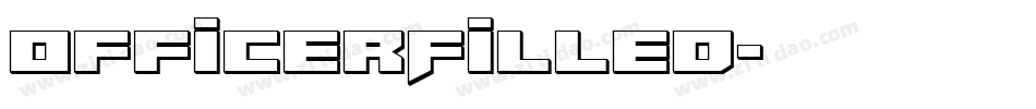OfficerFilled字体转换