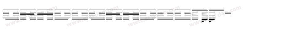 GradoGradooNF字体转换