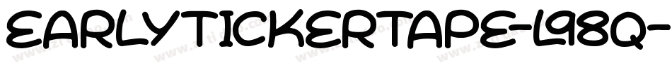EarlyTickertape-l98q字体转换