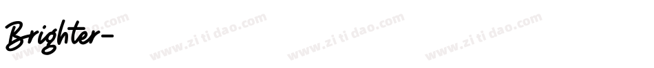 Brighter字体转换