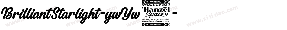 BrilliantStarlight-ywYw2字体转换