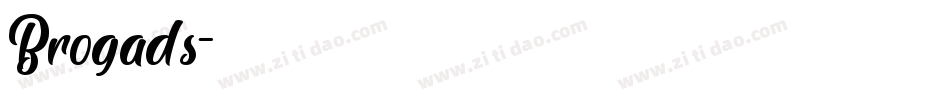 Brogads字体转换