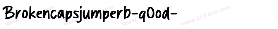 Brokencapsjumperb-q0od字体转换