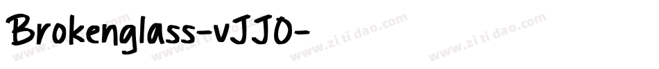 Brokenglass-vJJO字体转换
