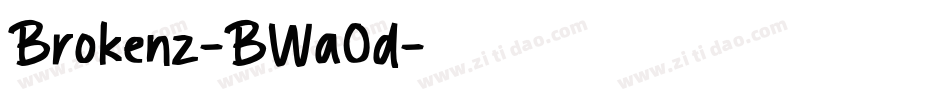 Brokenz-BWa0d字体转换