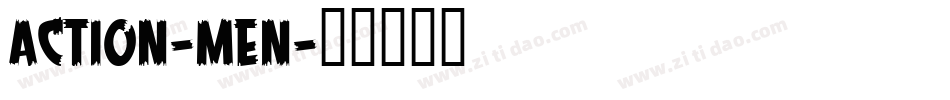 Action-Men字体转换