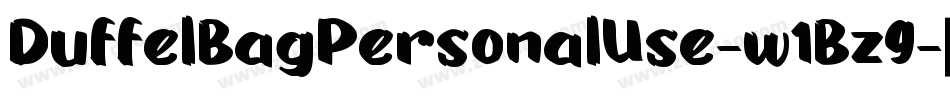 DuffelBagPersonalUse-w1Bz9字体转换