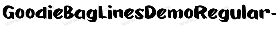 GoodieBagLinesDemoRegular-O62P字体转换