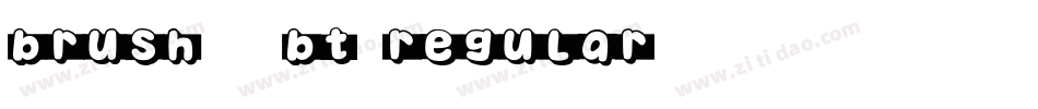 Brush455BT-Regular字体转换