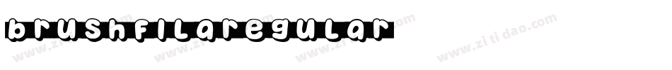 BrushFilaRegular字体转换