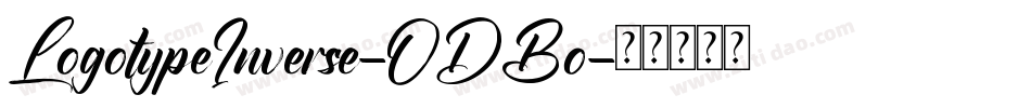 LogotypeInverse-ODBo字体转换