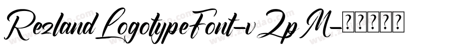 RezlandLogotypeFont-vZpM字体转换