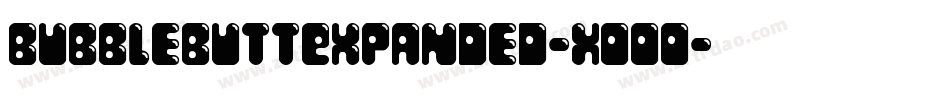 BubbleButtExpanded-XOOo字体转换