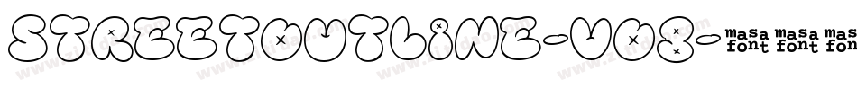 StreetOutline-VoB字体转换