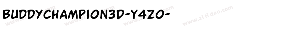 BuddyChampion3D-Y4Zo字体转换