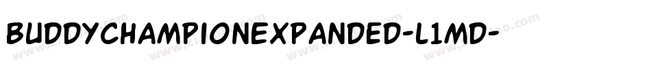BuddyChampionExpanded-l1md字体转换