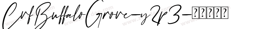 CvfBuffaloGrove-y2p3字体转换