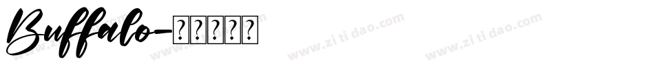 Buffalo字体转换