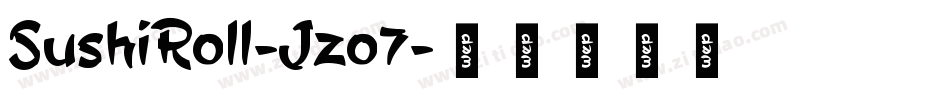 SushiRoll-Jzo7字体转换