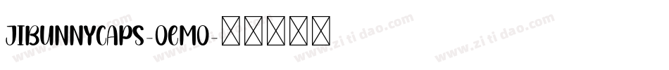 JiBunnyCaps-OEMO字体转换