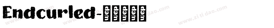 Endcurled字体转换