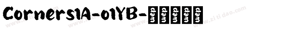 Corners1A-o1YB字体转换