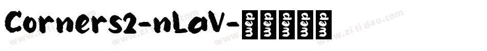 Corners2-nLaV字体转换