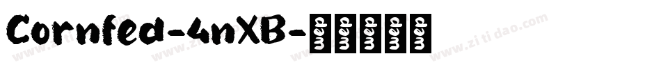 Cornfed-4nXB字体转换