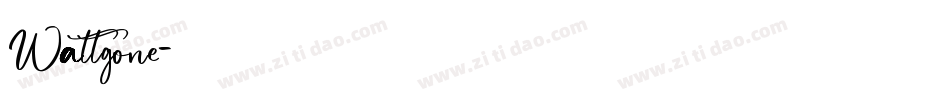 Wattgone字体转换