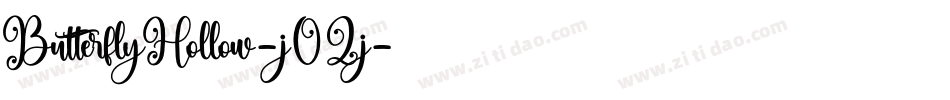 ButterflyHollow-j02j字体转换