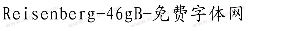 Reisenberg-46gB字体转换