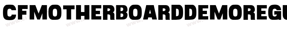 CfMotherboardDemoRegular-jvny字体转换