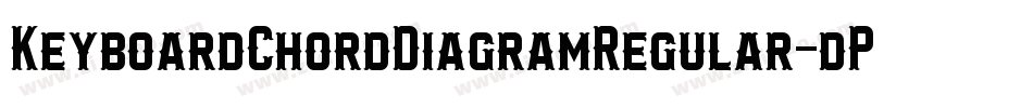 KeyboardChordDiagramRegular-dPLx字体转换