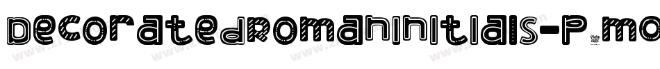 DecoratedRomanInitials-p7mO字体转换