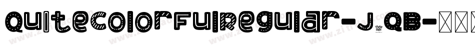 QuiteColorfulRegular-J6qB字体转换