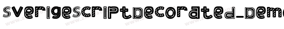SverigeScriptDecorated_Demo字体转换