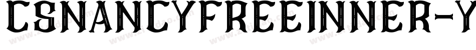 CsNancyFreeInner-YzEdv字体转换