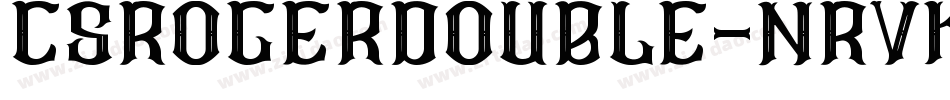 CsRogerDouble-nRvKJ字体转换