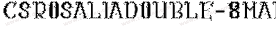 CsRosaliaDouble-8MaKB字体转换