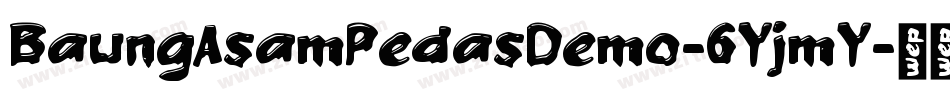 BaungAsamPedasDemo-6YjmY字体转换