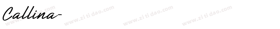 Callina字体转换