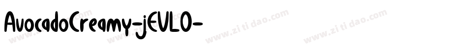 AvocadoCreamy-jEVLO字体转换