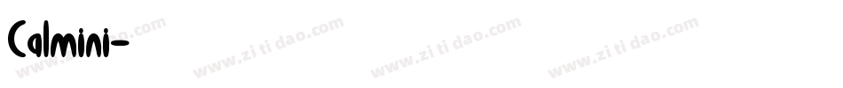 Calmini字体转换