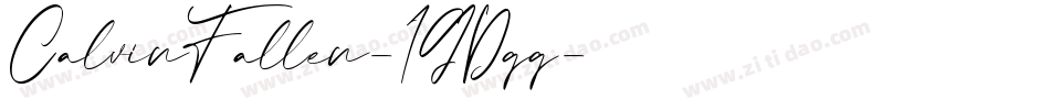 CalvinFallen-1GDgg字体转换